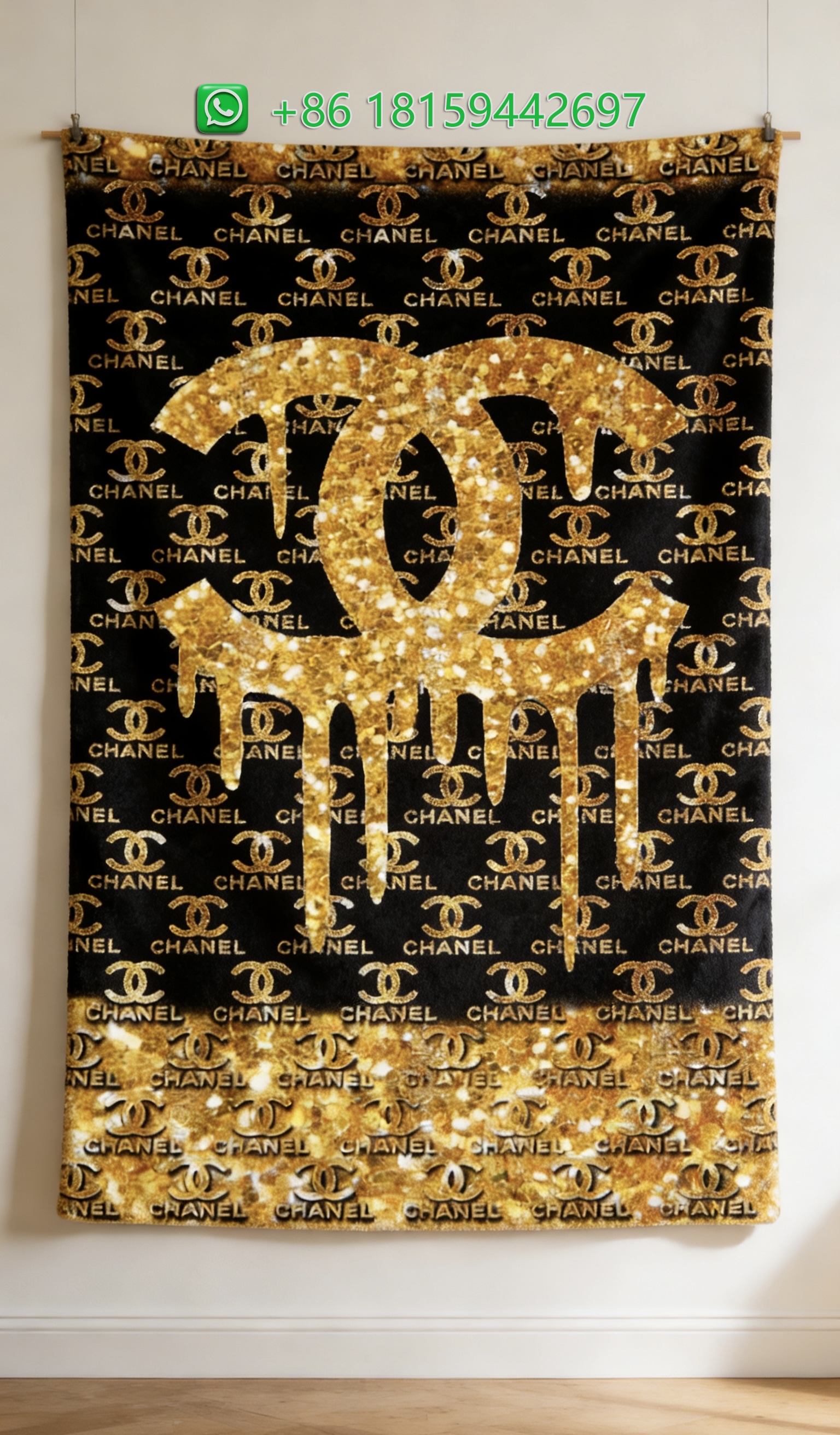Chanel Throw Blankets